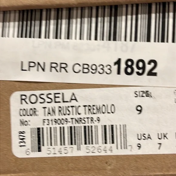 BED STU ROSSELA TAN RUSTIC HIGH TOP LEATHER SNEAKER MADE IN LEON, MEXICO SIZE 9 - Picture 13 of 13